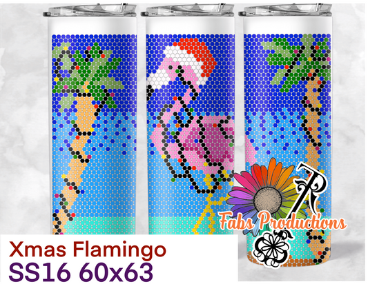 XMas Flamingo ss16 60x63